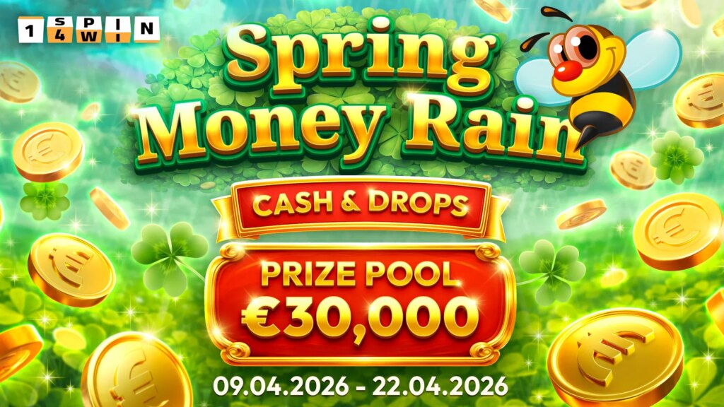 1spin4win lance une nouvelle promotion « Spring Money Rain » pour stimuler l'engagement des joueurs | 1spin4win lance une nouvelle promotion Spring Money Rain pour stimuler