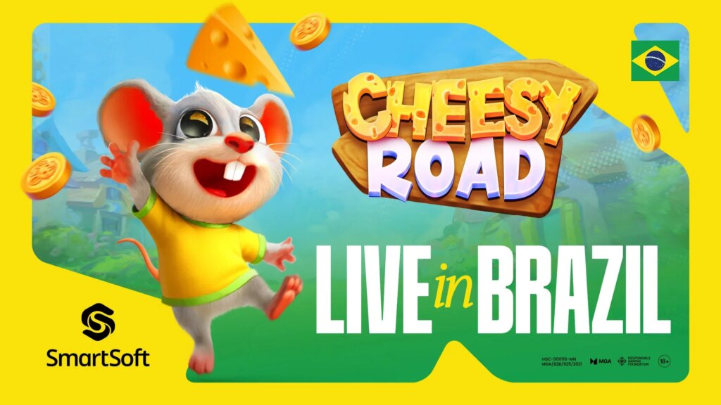 SmartSoft présente le nouveau jeu de style mine Cheesy Road au Brésil | SmartSoft presente le nouveau jeu de style mine Cheesy Road