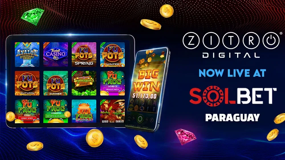 Zitro Digital s'associe à Solbet pour étendre ses offres de jeux en ligne au Paraguay | Zitro Digital sassocie a Solbet pour etendre ses offres de