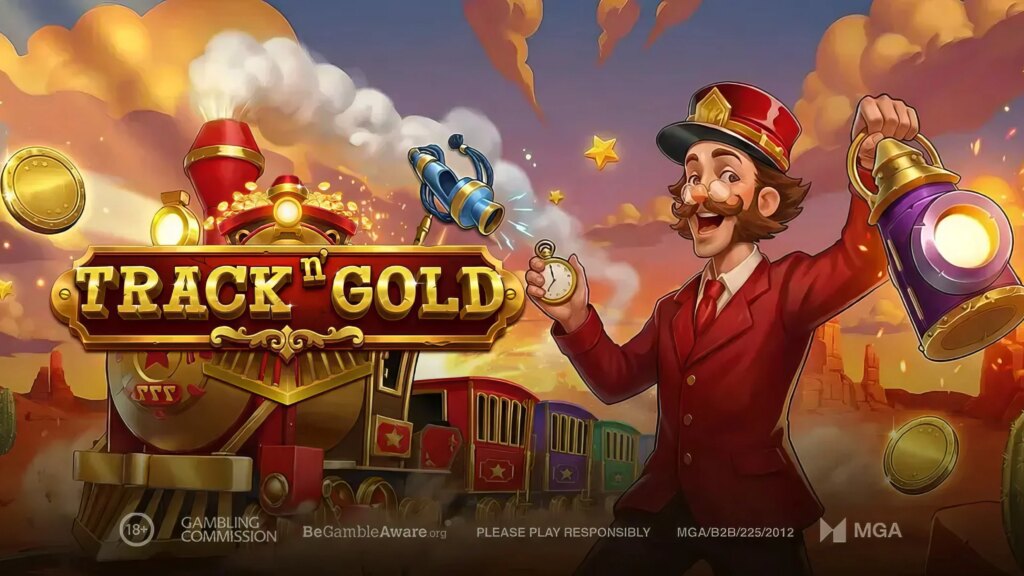Play'n GO lance une nouvelle version sur le thème ferroviaire, Track n' Gold, qui se déroule à la frontière cinématographique du désert | Playn GO lance une nouvelle version sur le theme ferroviaire