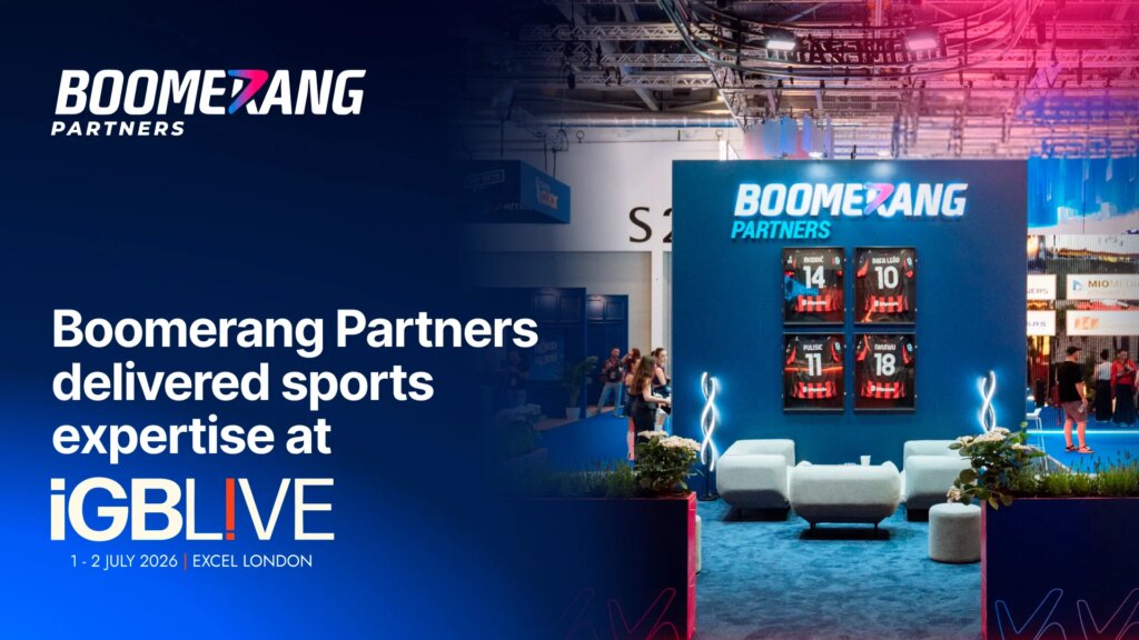 Boomerang Partners présente sa stratégie d'affiliation sportive à l'iGB L!VE Londres Boomerang Partners présente sa stratégie d'affiliation sportive à l'iGB L!VE Londres | Boomerang Partners presente sa strategie daffiliation sportive a liGB LVE