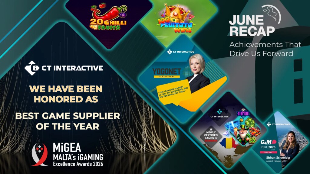CT Interactive marque un mois de juin fort avec des lancements de jeux, une expansion du marché et une reconnaissance de l'industrie | CT Interactive marque un mois de juin fort avec des