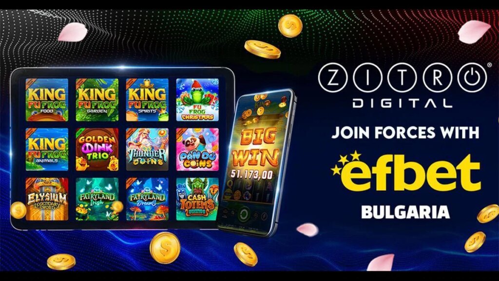 Zitro Digital s'associe à efbet.com pour lancer un portefeuille de machines à sous en Bulgarie | Zitro Digital sassocie a efbetcom pour lancer un portefeuille de
