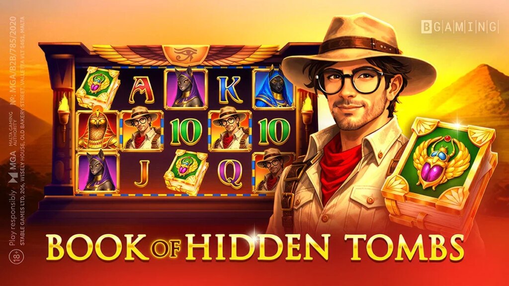 BGaming retravaille le format « Book-of » avec un nouveau mécanisme de multiplicateur dans Book of Hidden Tombs | BGaming retravaille le format Book of avec un nouveau