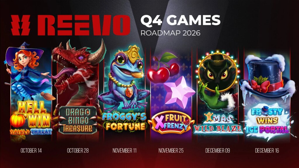 REEVO définit une programmation de lancement de six jeux pour le quatrième trimestre 2026 | REEVO definit une programmation de lancement de six jeux pour