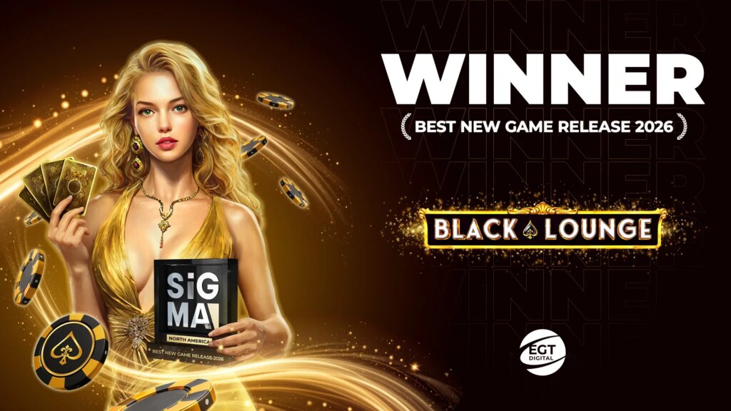 Black Lounge d'EGT Digital remporte le titre de meilleur nouveau jeu 2026 au SiGMA North America | Black Lounge dEGT Digital remporte le titre de meilleur nouveau