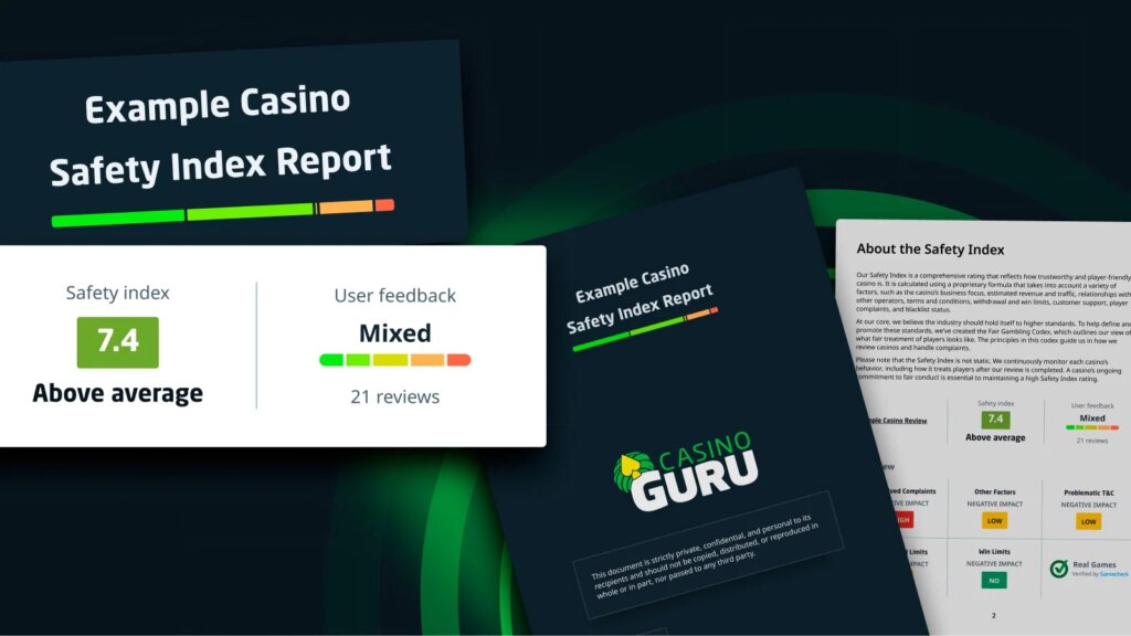 Casino Guru lance des rapports automatiques d'indice de sécurité pour ses casinos partenaires | Casino Guru lance des rapports automatiques dindice de securite pour