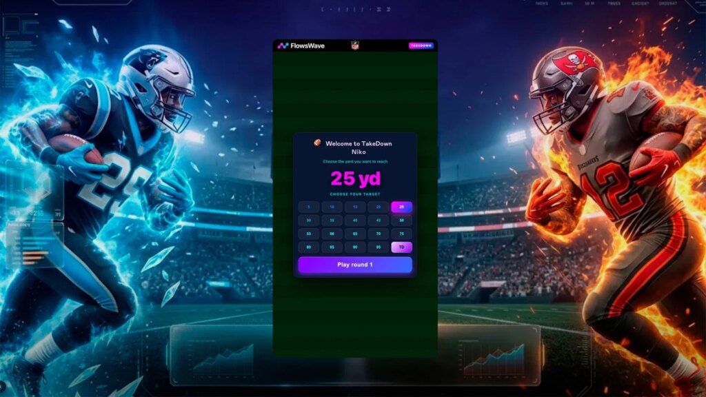 Flows lance le jeu crash gratuit de la NFL TakeDown | Flows lance le jeu crash gratuit de la NFL TakeDown