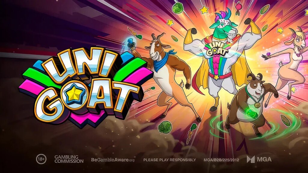 Play'n GO lance la nouvelle machine à sous Unigoat dirigée par des personnages | Playn GO lance la nouvelle machine a sous Unigoat dirigee