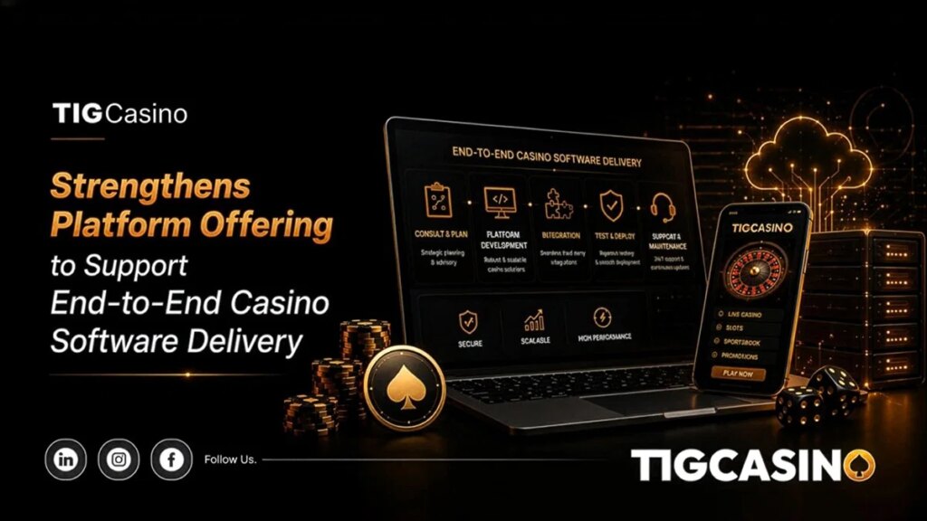 TIGCasino étend son portefeuille de technologies de casino modulaire | TIGCasino etend son portefeuille de technologies de casino modulaire