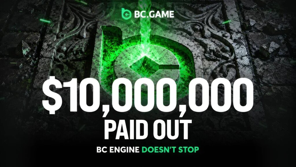 BC.GAME rapporte plus de 10 millions de dollars en récompenses BC Engine six mois après son lancement | BCGAME rapporte plus de 10 millions de dollars en recompenses