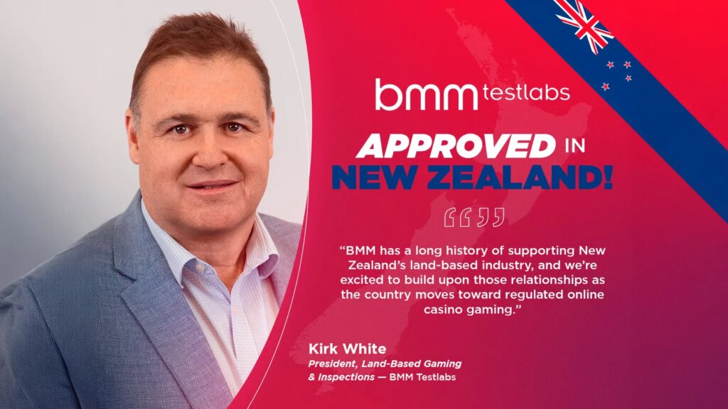 BMM Testlabs obtient l'approbation pour tester et certifier les produits de casino en ligne en Nouvelle-Zélande | BMM Testlabs obtient lapprobation pour tester et certifier les produits