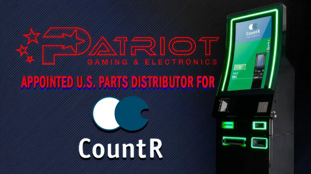 CountR nomme Patriot Gaming comme distributeur américain de pièces pour les systèmes de traitement des espèces | CountR nomme Patriot Gaming comme distributeur americain de pieces pour