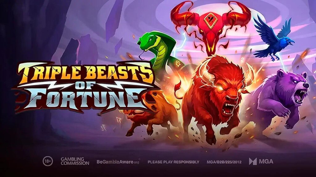 Play'n GO lance la machine à sous Triple Beasts of Fortune avec trois fonctionnalités de tours gratuits | Playn GO lance la machine a sous Triple Beasts of