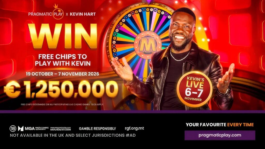 Pragmatic Play lance une campagne Kevin Hart en trois phases avant les sessions de casino en direct de novembre | Pragmatic Play lance une campagne Kevin Hart en trois phases