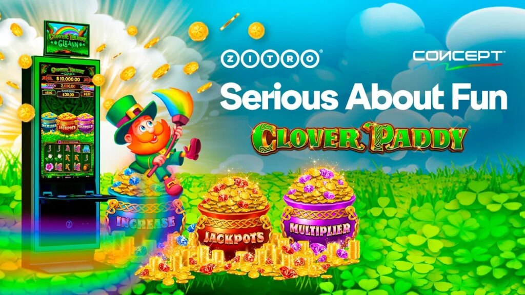 Zitro présente Clover Paddy avec deux titres pour le cabinet CONCEPT | Zitro presente Clover Paddy avec deux titres pour le cabinet
